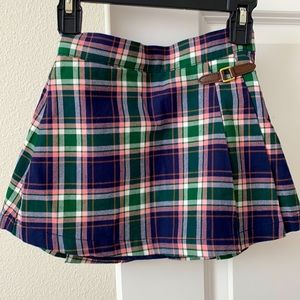 Cute girls 4T skirt multicolored, Used